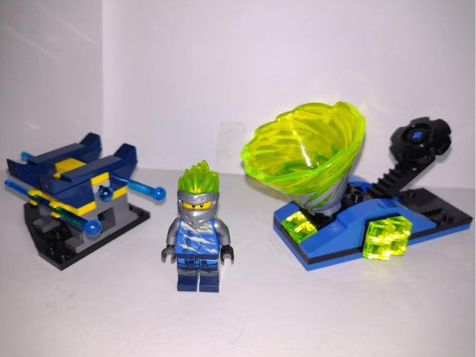 70682 Ninjago, Spinjitzu Slam - Jay, met bouwtekening., Lego, Ophalen of Verzenden, Compleet, Zo goed als nieuw