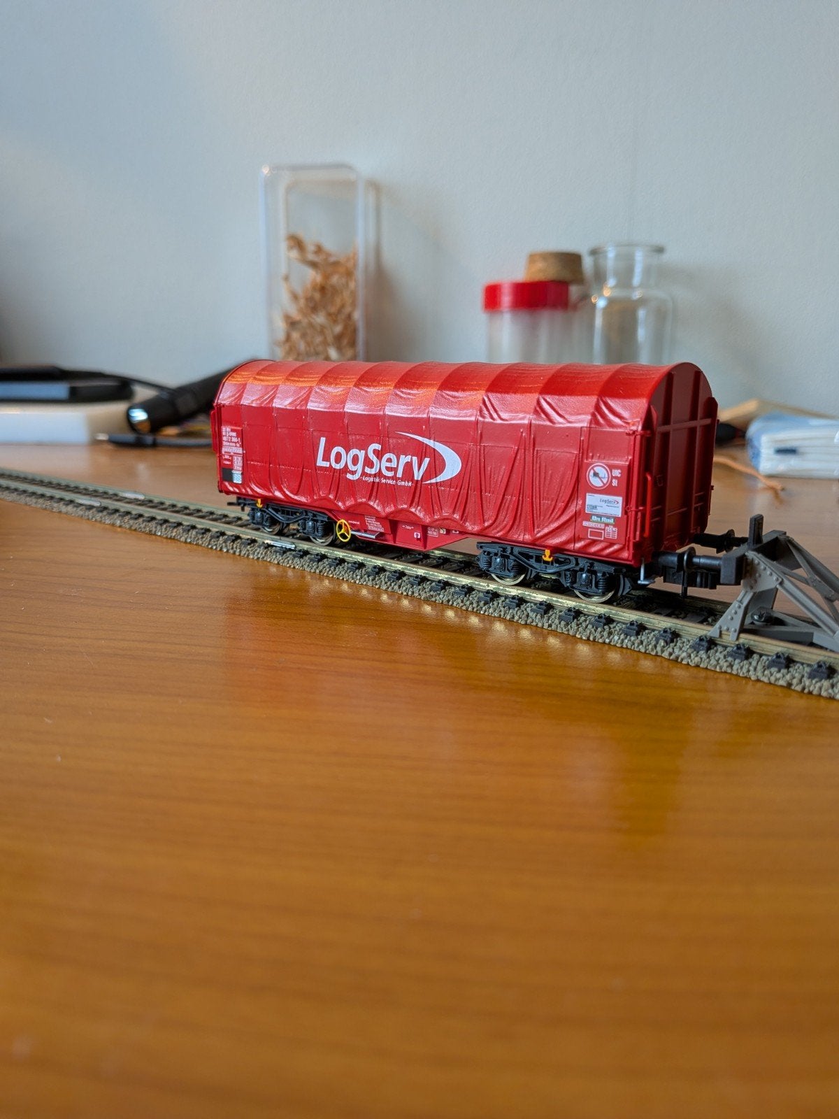 Roco Blikwagen, Gelijkstroom, Wagon, Ophalen of Verzenden, Zo goed als nieuw