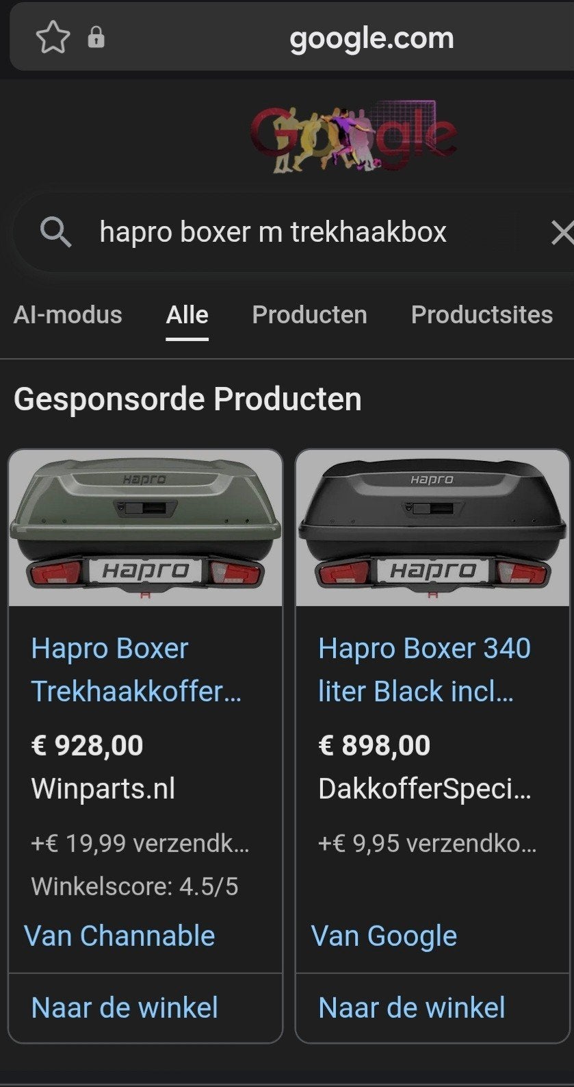 COMPLETE SPLINTERNIEUWE SETJE Hapro M trekhaakbox+platform, Elektrische fiets, Ophalen of Verzenden, Zo goed als nieuw, 2 fietsen