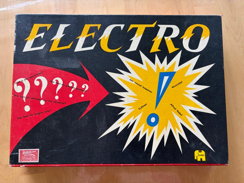 Vintage Electro quizspel Jumbo met lampje - Compleet, Ophalen of Verzenden, Zo goed als nieuw