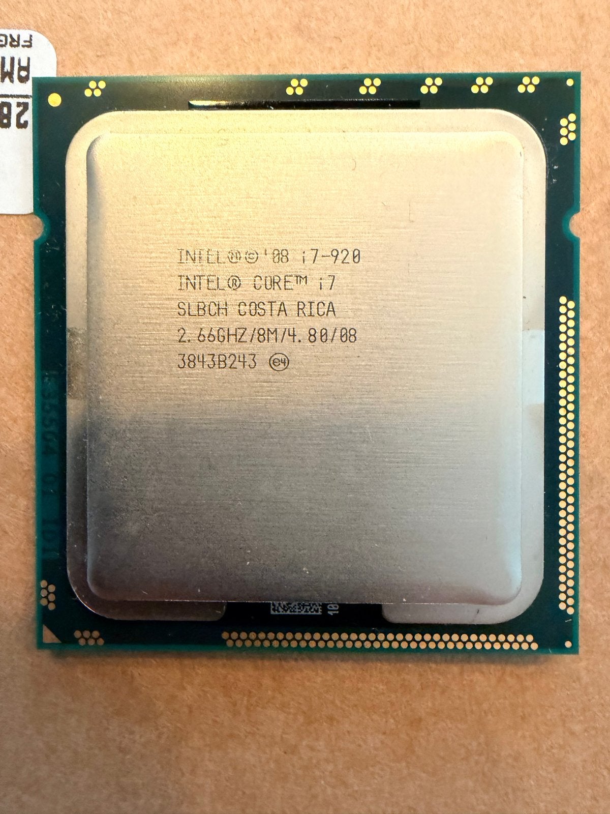 Intel Core i7-920 Processor - Gebruikt, Computers en Software, Ophalen of Verzenden, Gebruikt, 4-core, 2 tot 3 Ghz