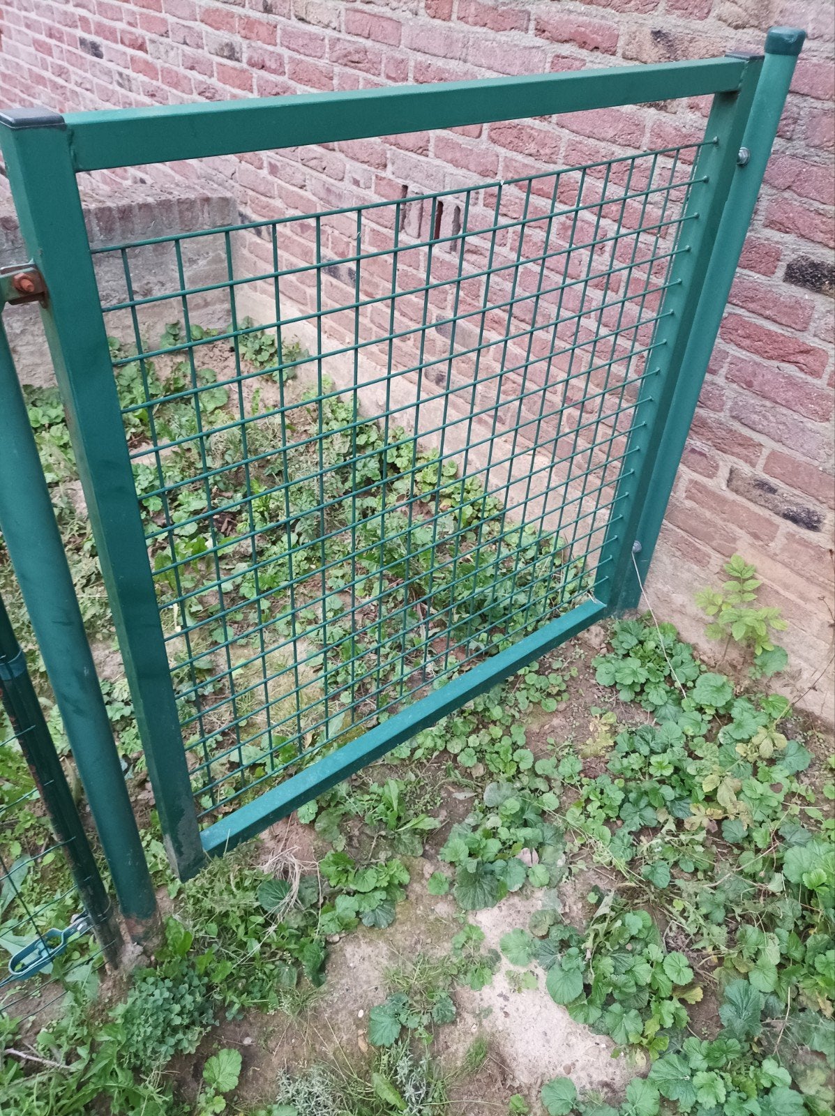 hek poort tuinhek poortje hekwerk 1 m x 1 m paal stang buis, Ophalen, Gebruikt, 150 tot 200 cm, IJzer