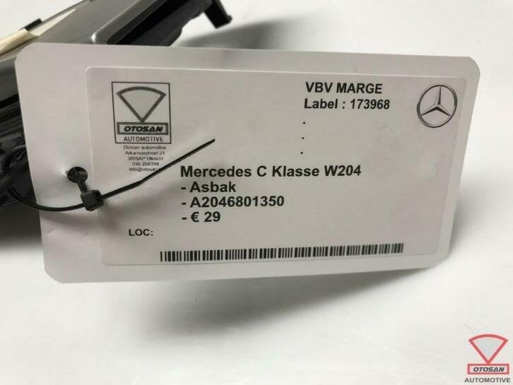 mercedes c klasse w204 asbak a2046801350, Auto-onderdelen, Gebruikt, Mercedes-Benz AG, Mercedes-Benz, Ophalen of Verzenden