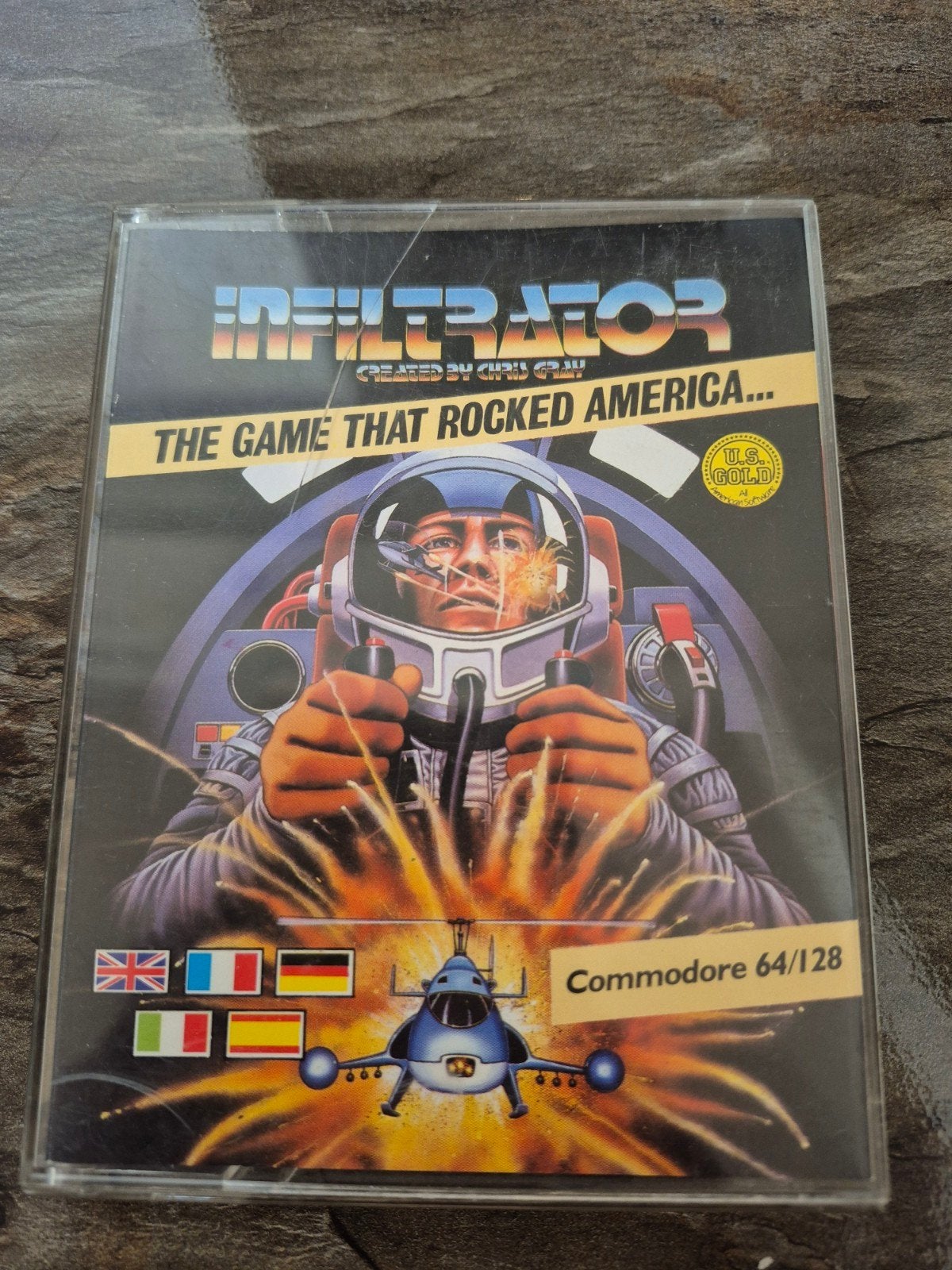 Infiltrator Commodore 64/128 - Klassiek Actiespel, Avontuur en Actie, Gebruikt, 1 speler, Ophalen of Verzenden