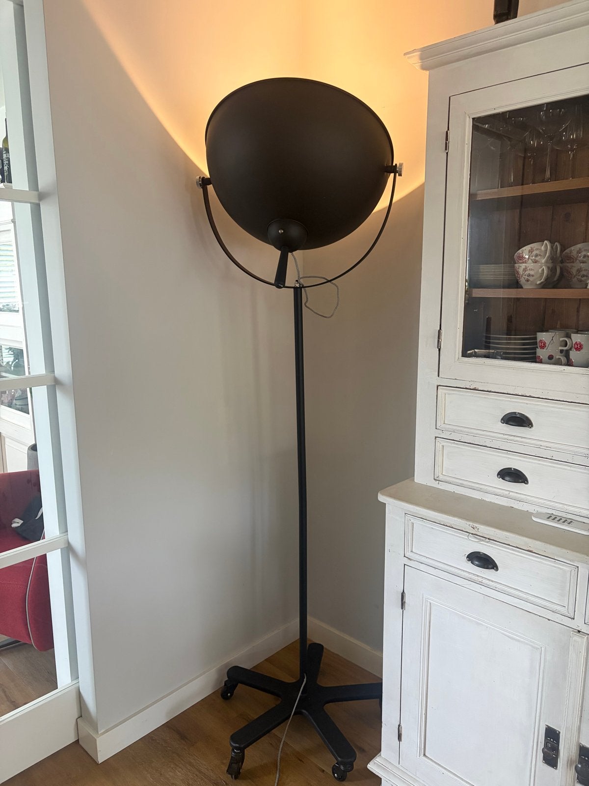 It's about RoMi - Vloerlamp - Studiolamp Zwart Metaal, Ophalen, Gebruikt, E27 (groot), Metaal