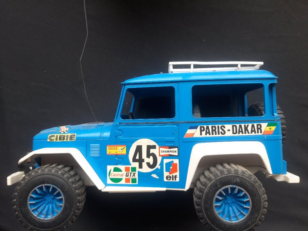 Toyota Land Cruiser FJ40 Paris – Dakar, Joustra 1/10, Ophalen of Verzenden, Gebruikt, 1:9 t/m 1:12, Auto
