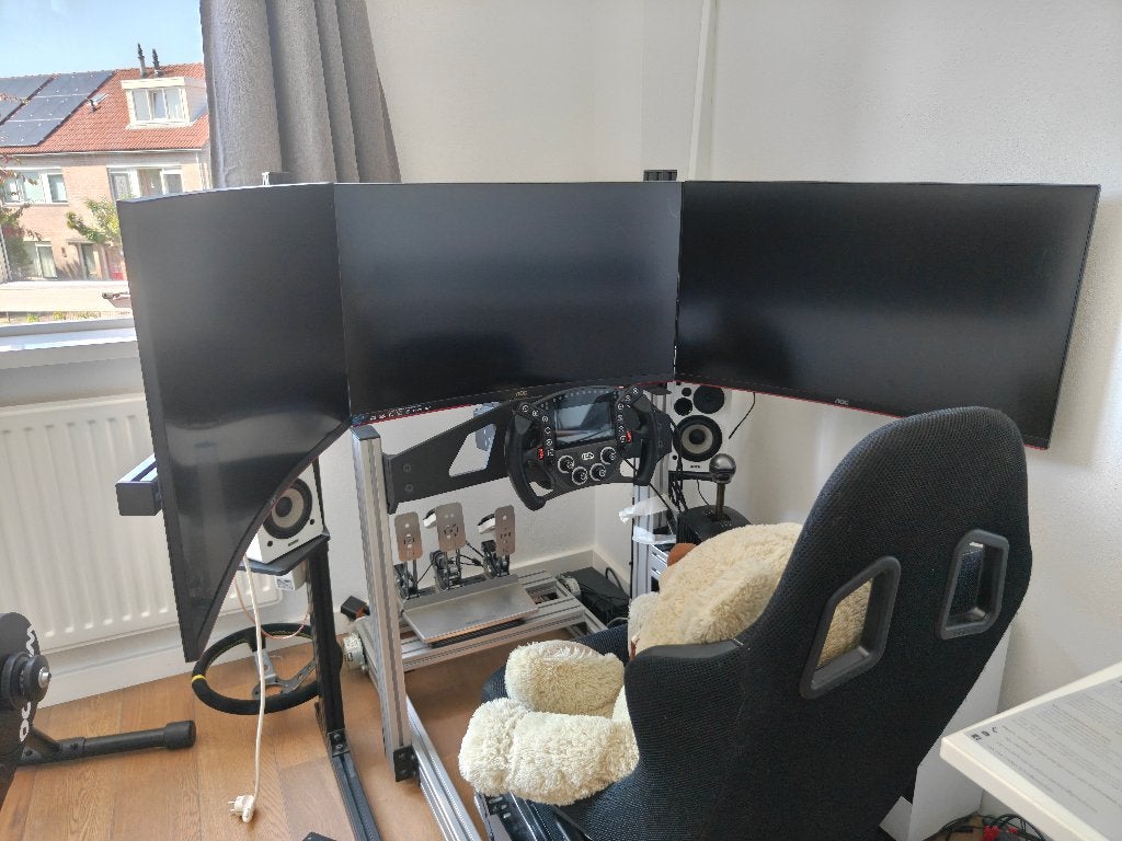 Triple monitor Setup, Gebruikt, Aoc, Ultrawide, VA