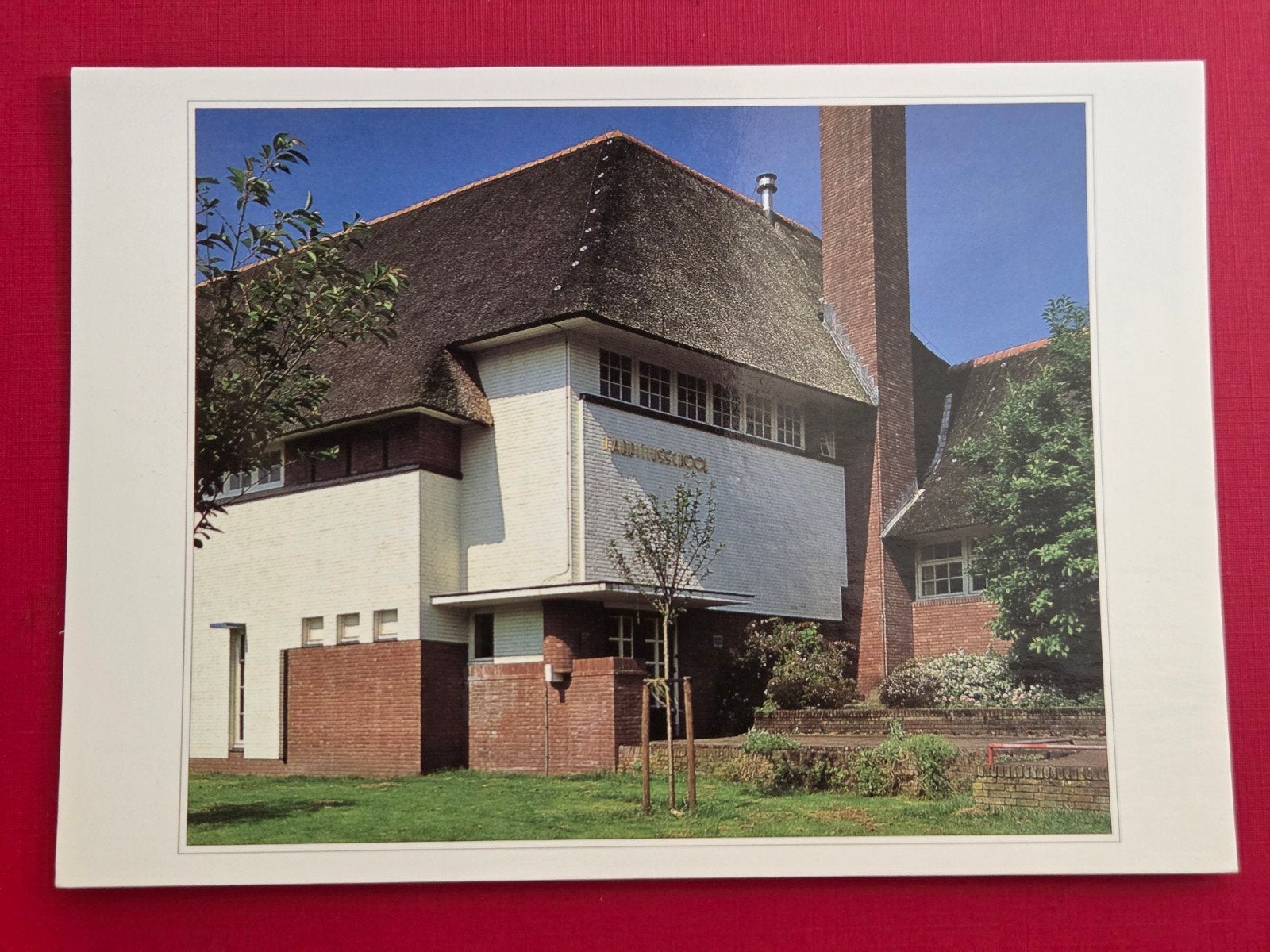 Hilversum Fabritiusschool Ontworpen Dudok, Verzenden, 1960 tot 1980, Noord-Holland