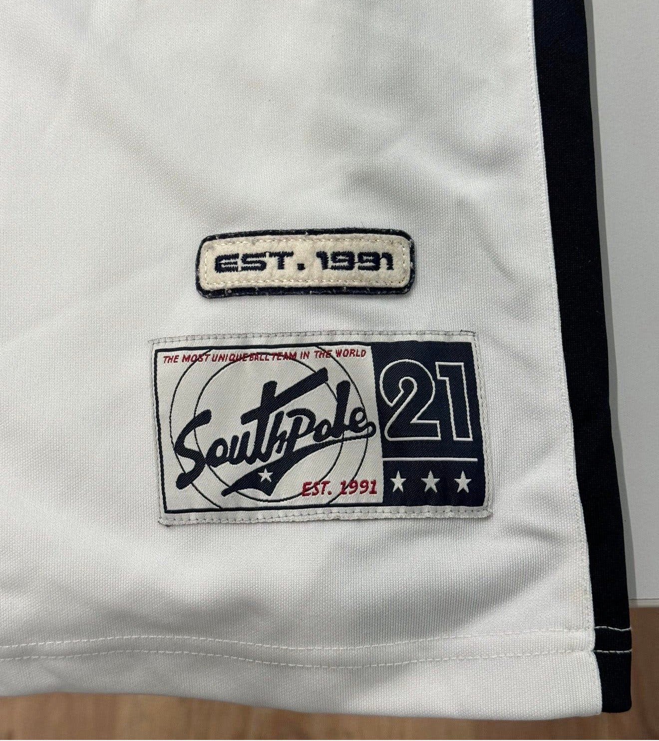 Southpole blouse-shirt Hip-Hop Vintage jaren 90 XL hiphop, P, Wit, P, P
