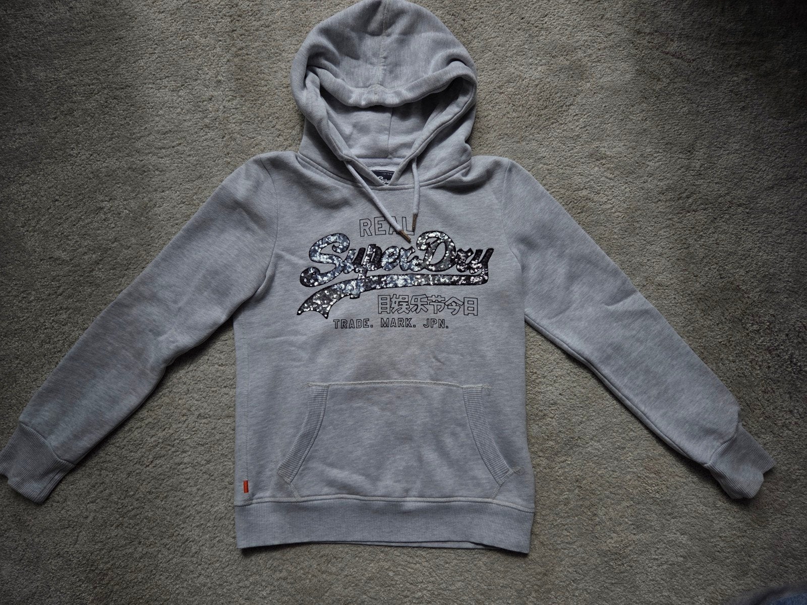 Grijze Superdry trui maat 38, Maat 38/40 (M), Superdry, Ophalen of Verzenden, Grijs