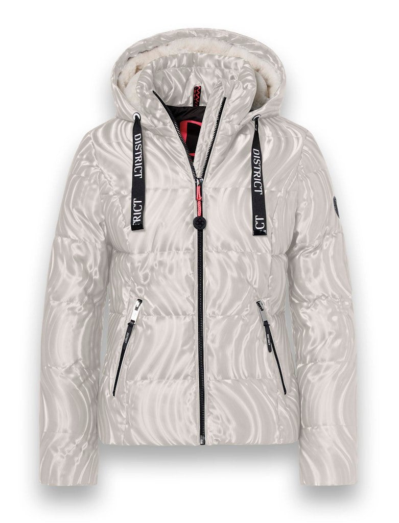 District gewatteerde dames winterjas, Kleding | Dames, Ophalen of Verzenden, Zo goed als nieuw, Maat 38/40 (M)