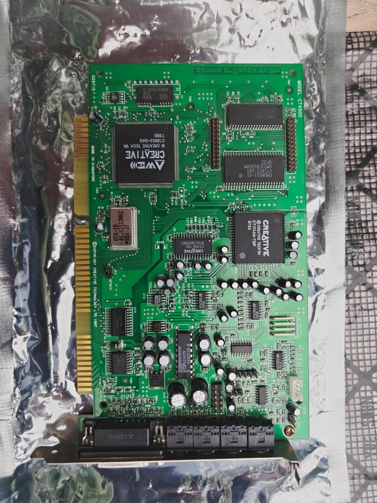Creative Sound Blaster AWE64 CT4500 ISA geluidskaart, Intern, Gebruikt, Creative, Ophalen of Verzenden