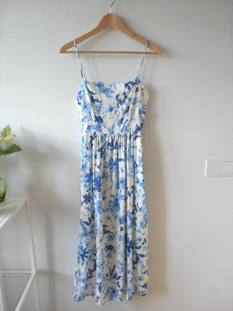 Zomer jurk van linnenmix van H&M, maat XS, H&M, Wit, Ophalen of Verzenden, Zo goed als nieuw