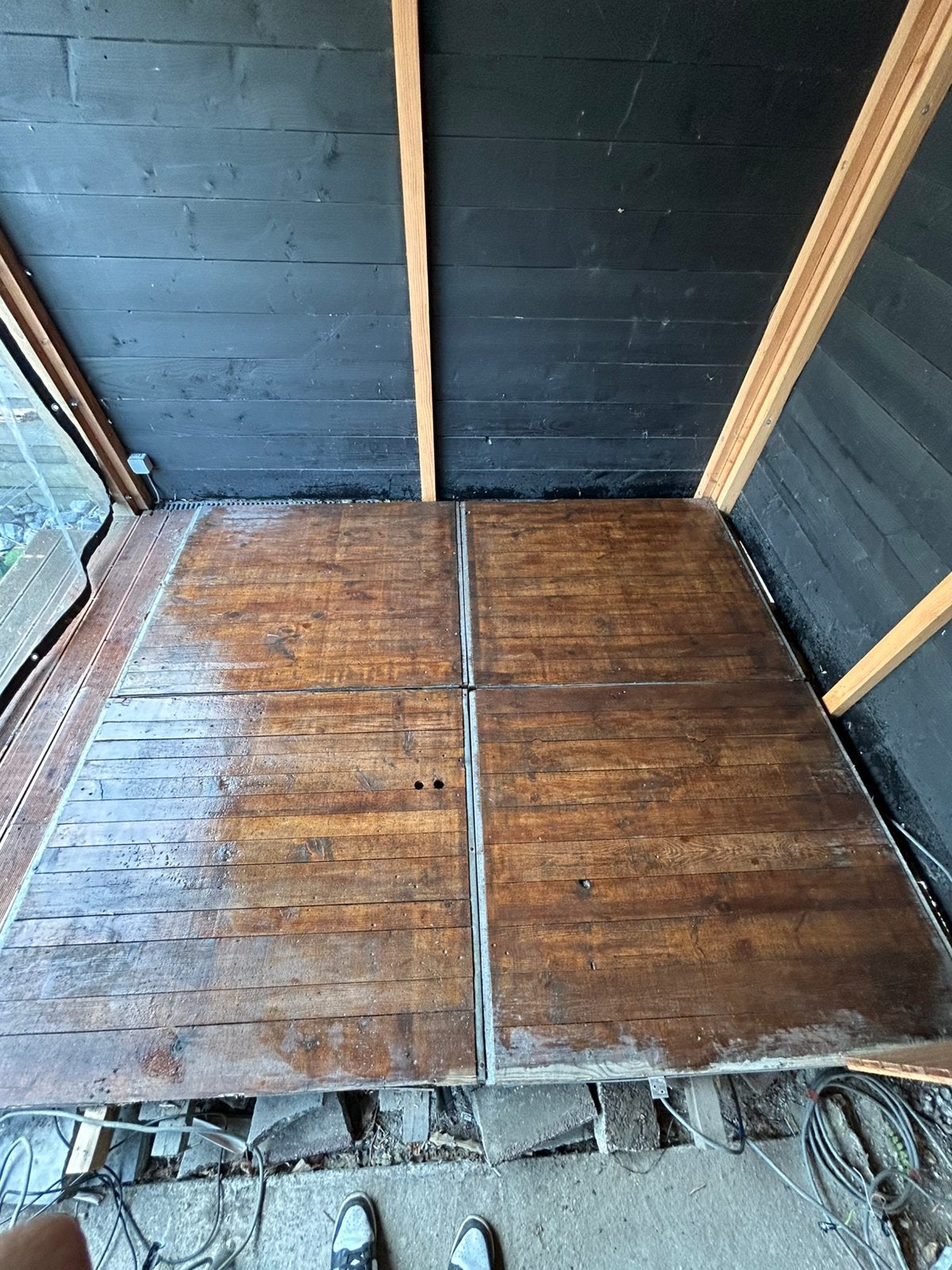 Steenschotten 4 stuks, Ophalen, Zo goed als nieuw, Hout