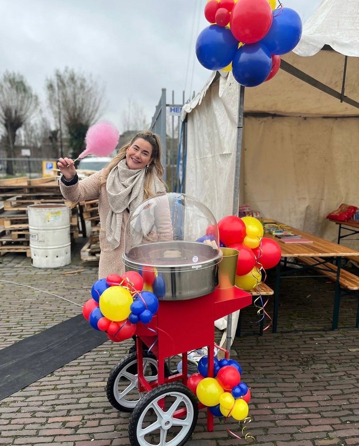 Suikerspinmachine huren voor een onvergetelijk feest!, Ophalen, Zo goed als nieuw, Verjaardag