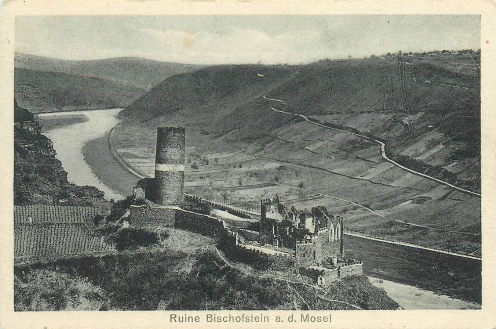 701-419-043 Ruine Bischofstein a d Mosel, Verzenden, Voor 1920, Duitsland