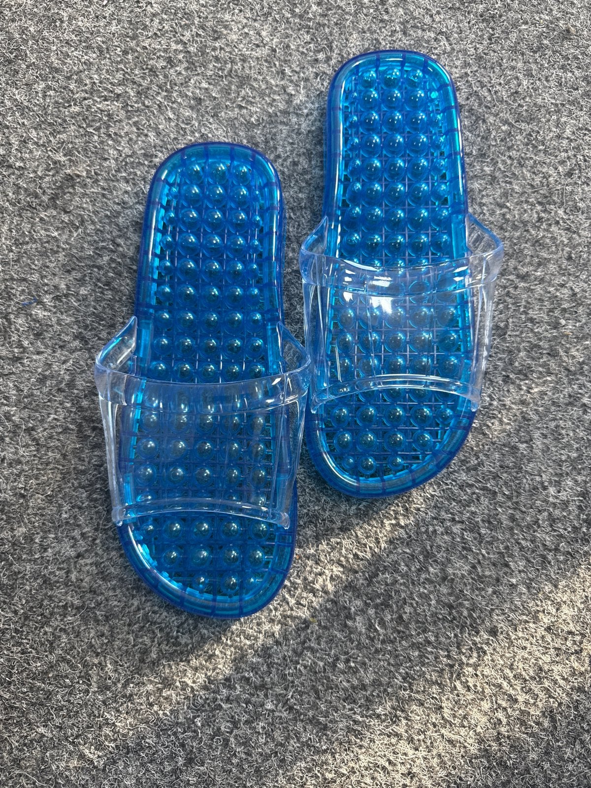 Nieuwe massage slippers voor bloedsomloop, maat 39, Ophalen of Verzenden, Nieuw, Blauw, Slippers