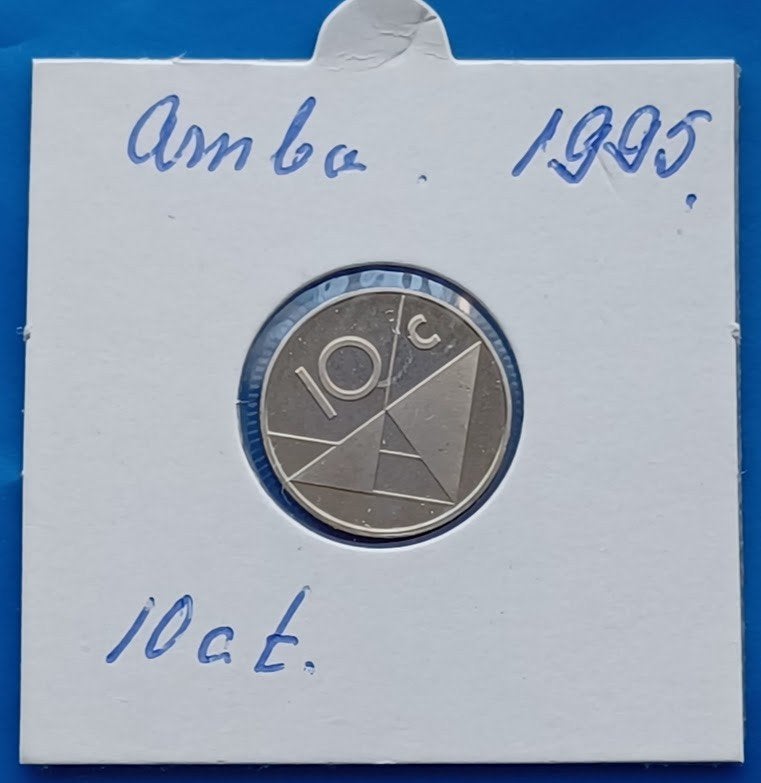 Aruba 10 cent 1995 - UNC, Verzenden, Koningin Beatrix, 10 cent, Losse munt