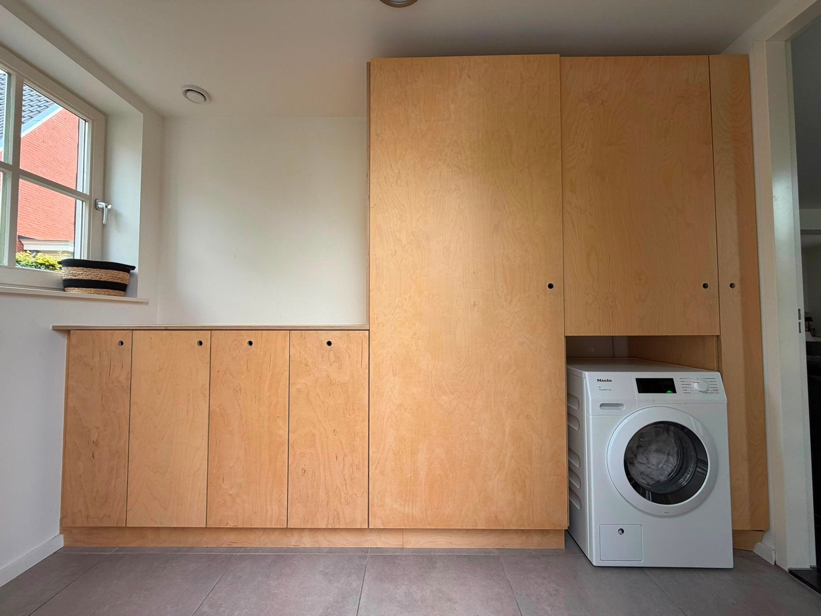 Kast voor wasmachine etc., Ophalen, Gebruikt, 50 tot 75 cm, 200 cm of meer