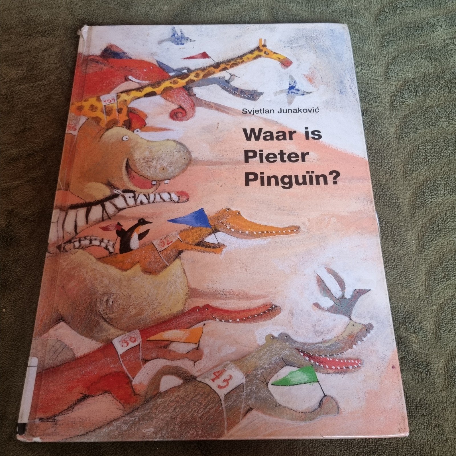 Waar is Pieter Pinguïn? - S. Junaković- zoekboek, Boeken, Kinderboeken | Kleuters, Gelezen, Fictie algemeen, Jongen of Meisje