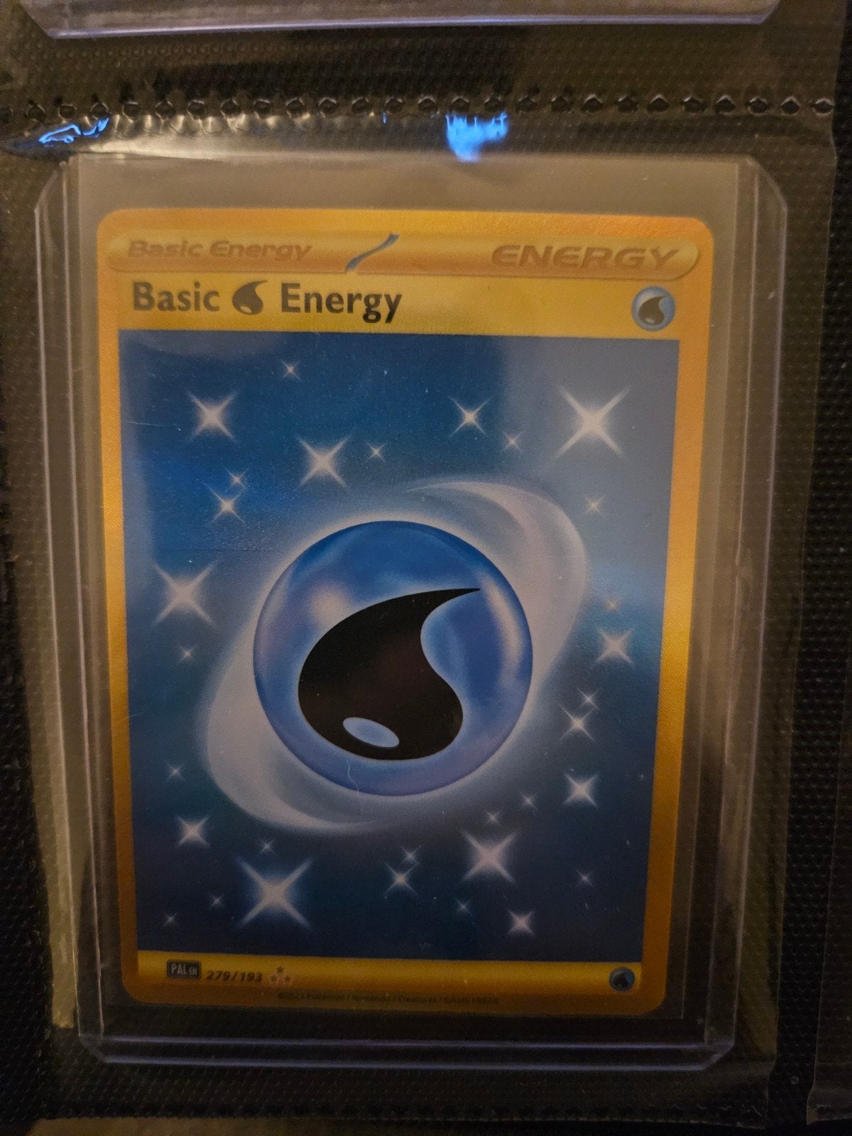 Pokemon Basic Energy 279/193 Paldea Evolved, Ophalen of Verzenden, Zo goed als nieuw, Losse kaart, Foil