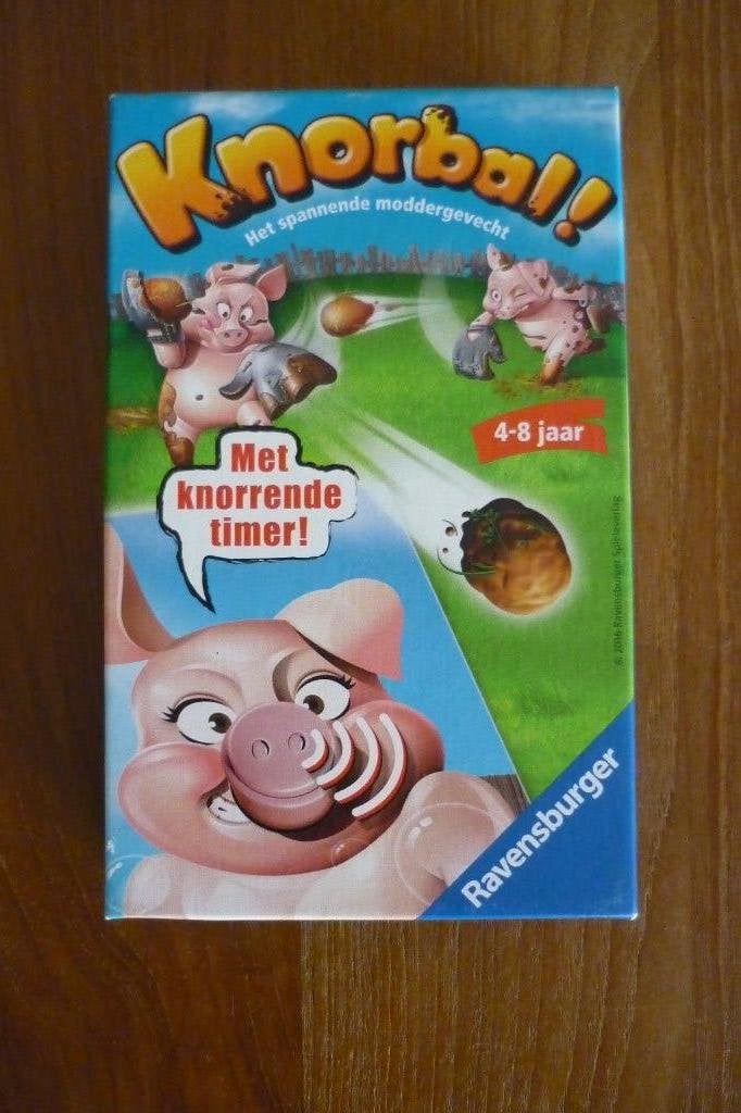 Ravensburger '' KNORBAL! '' Pocket 4-8 jaar., Een of twee spelers, Ophalen, Gebruikt, Ravensburger