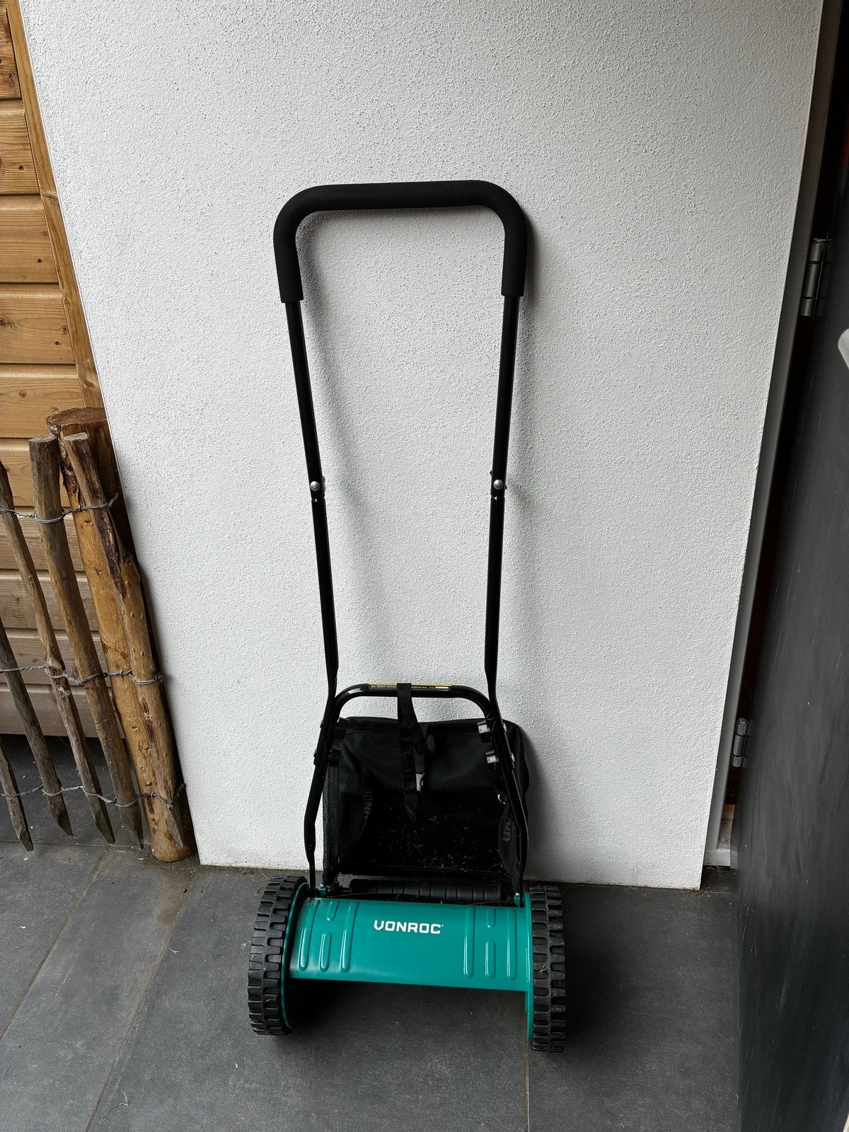 VONROC Kooimaaier / Handgrasmaaier - 300mm, Tuin en Terras, Grasmaaiers, Zo goed als nieuw, Handgrasmaaier, 30 t/m 39 cm, Kooimesmaaier