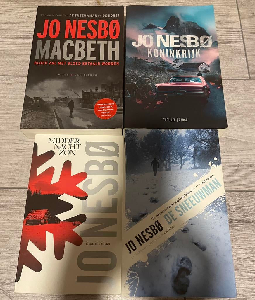 Jo Nesbo (4x), Ophalen of Verzenden, Zo goed als nieuw, Scandinavië