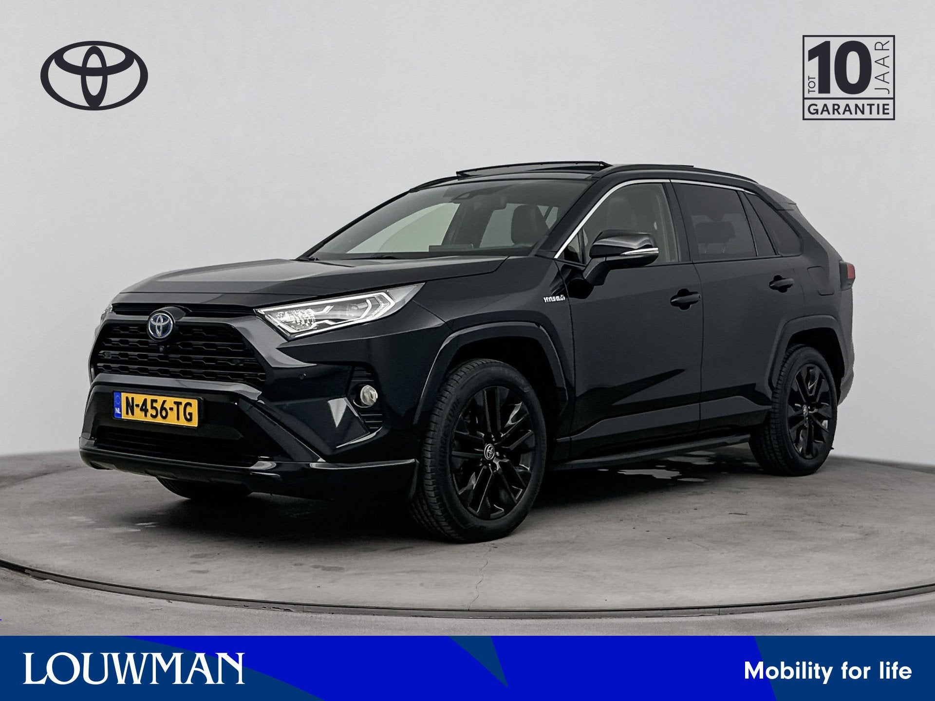 Toyota RAV4 2.5 Hybrid AWD Black Edition | 360° Camera | Le, Automaat, 12 maanden, Gebruikt, 4 cilinders