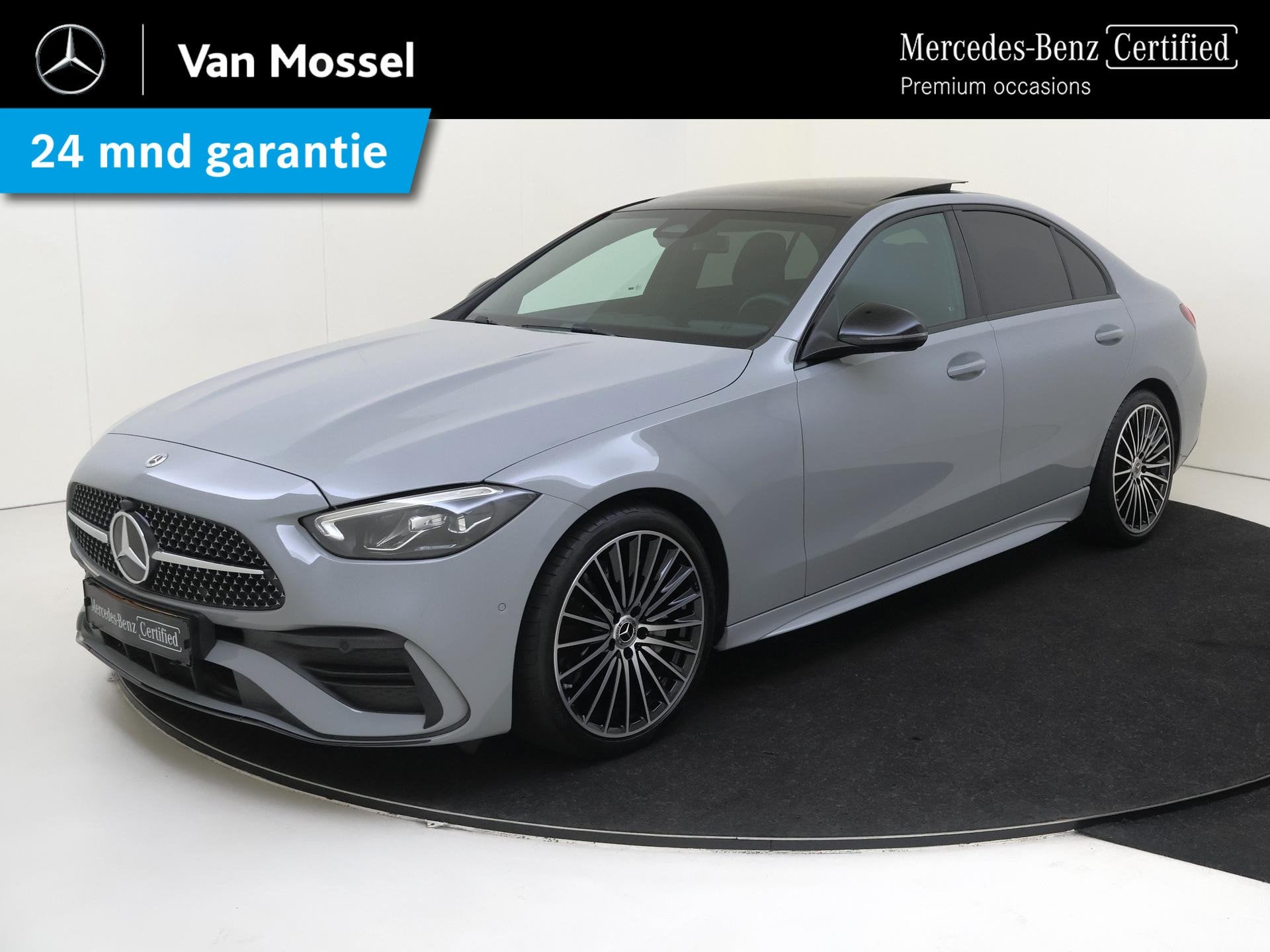 Mercedes-Benz C-klasse 180 Star Edition / Panoramadak / Nigh, Auto's, Mercedes-Benz, Automaat, Achterwielaandrijving, Leder en Stof