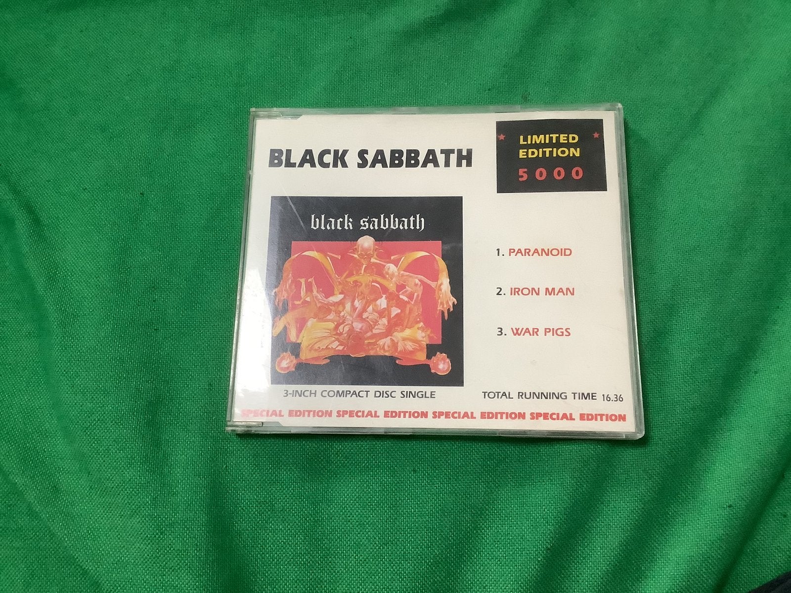 Black Sabbath-Black Sabbath minisingle (Fra/rare!), Ophalen of Verzenden, Gebruikt, Rock en Metal