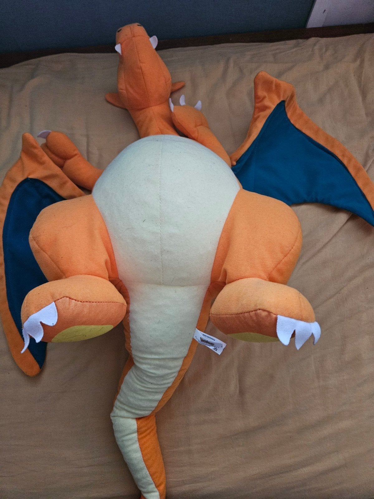 Grote Pokémon Charizard Knuffel - Zo goed als nieuw, Ophalen, Oranje, Overige typen, Zo goed als nieuw