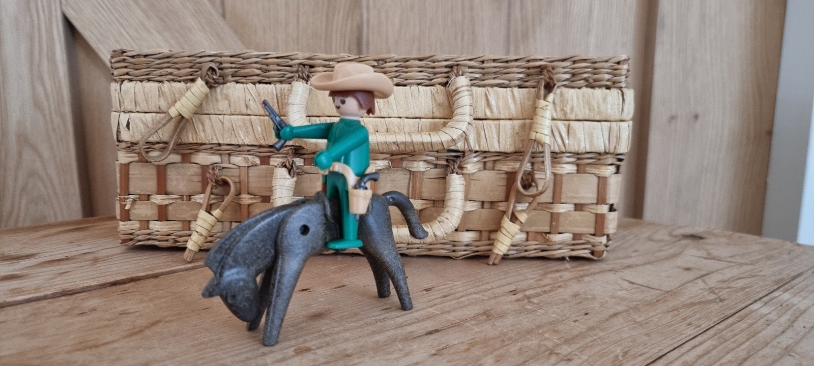 playmobil cowboy, Ophalen of Verzenden, Zo goed als nieuw