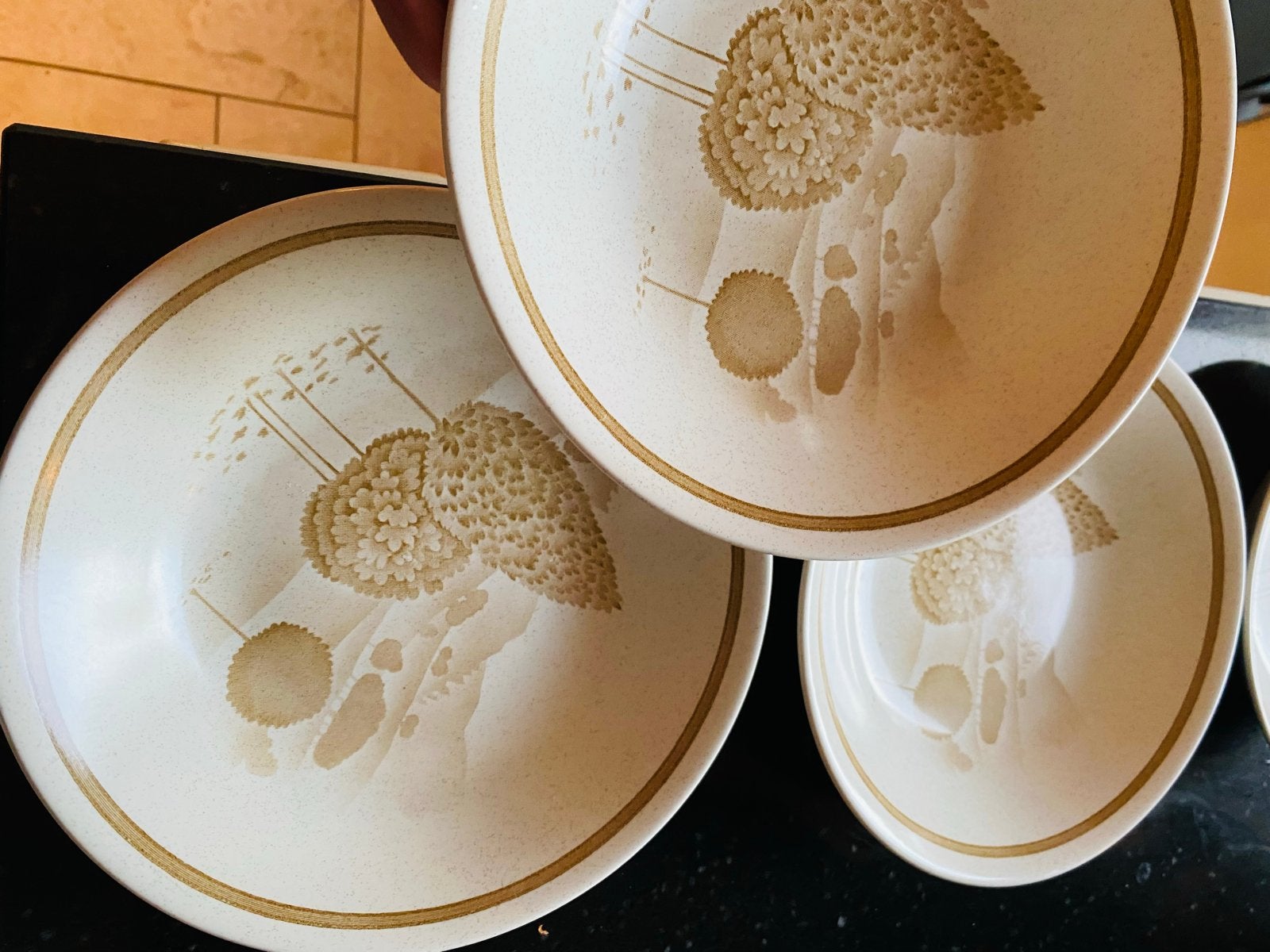 Vintage Churchill England keramische kommen set van 5, Ophalen of Verzenden