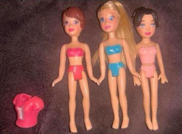 Polly Pocket poppetjes 2008, Ophalen of Verzenden, Gebruikt