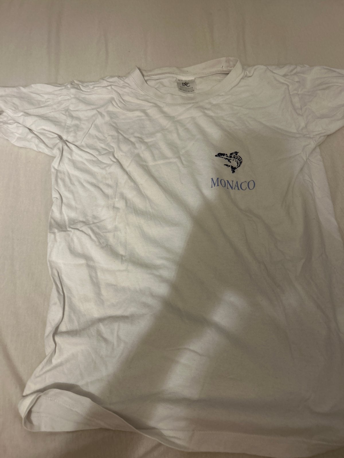 Wit B&C Monaco T-shirt voor kinderen (7-10 jaar), Ophalen