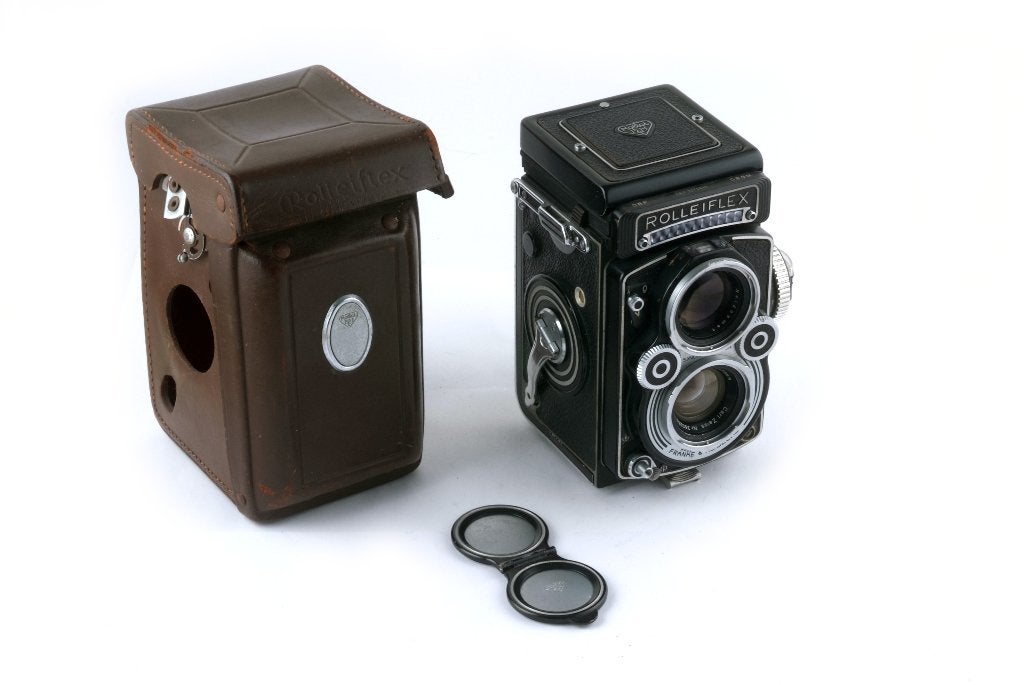 Rolleiflex 3.5F Zeergoedestaat 1 jaar garantie, Spiegelreflex, T, Ophalen of Verzenden, Zo goed als nieuw