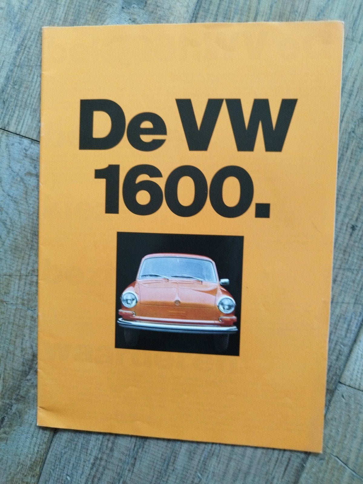 Originele VW 1600 brochure uit 1971, Volkswagen, Ophalen of Verzenden, Zo goed als nieuw, Volkswagen