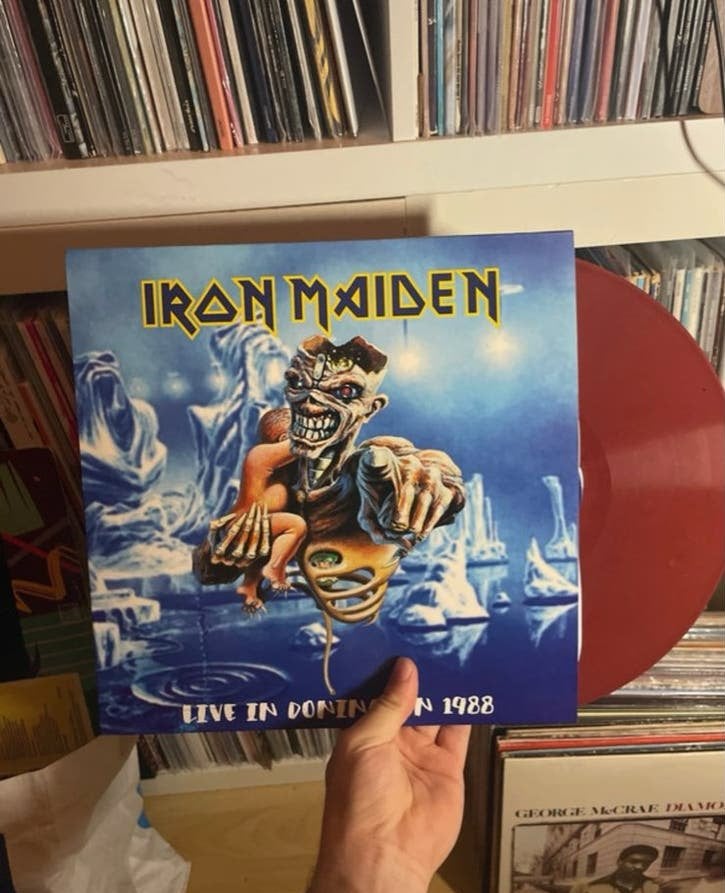 Iron Maiden - Live in Donington 1988 (Rood Vinyl), Ophalen of Verzenden, Zo goed als nieuw, Heavy metal