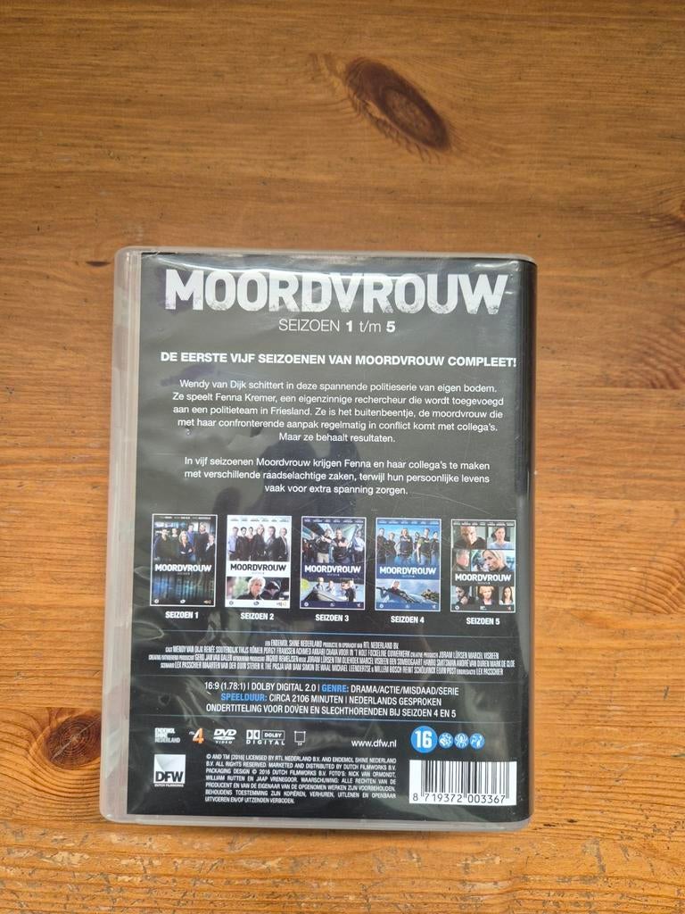 Moordvrouw DVD seizoen 1 t/m 5, Alle leeftijden, Ophalen of Verzenden, Gebruikt