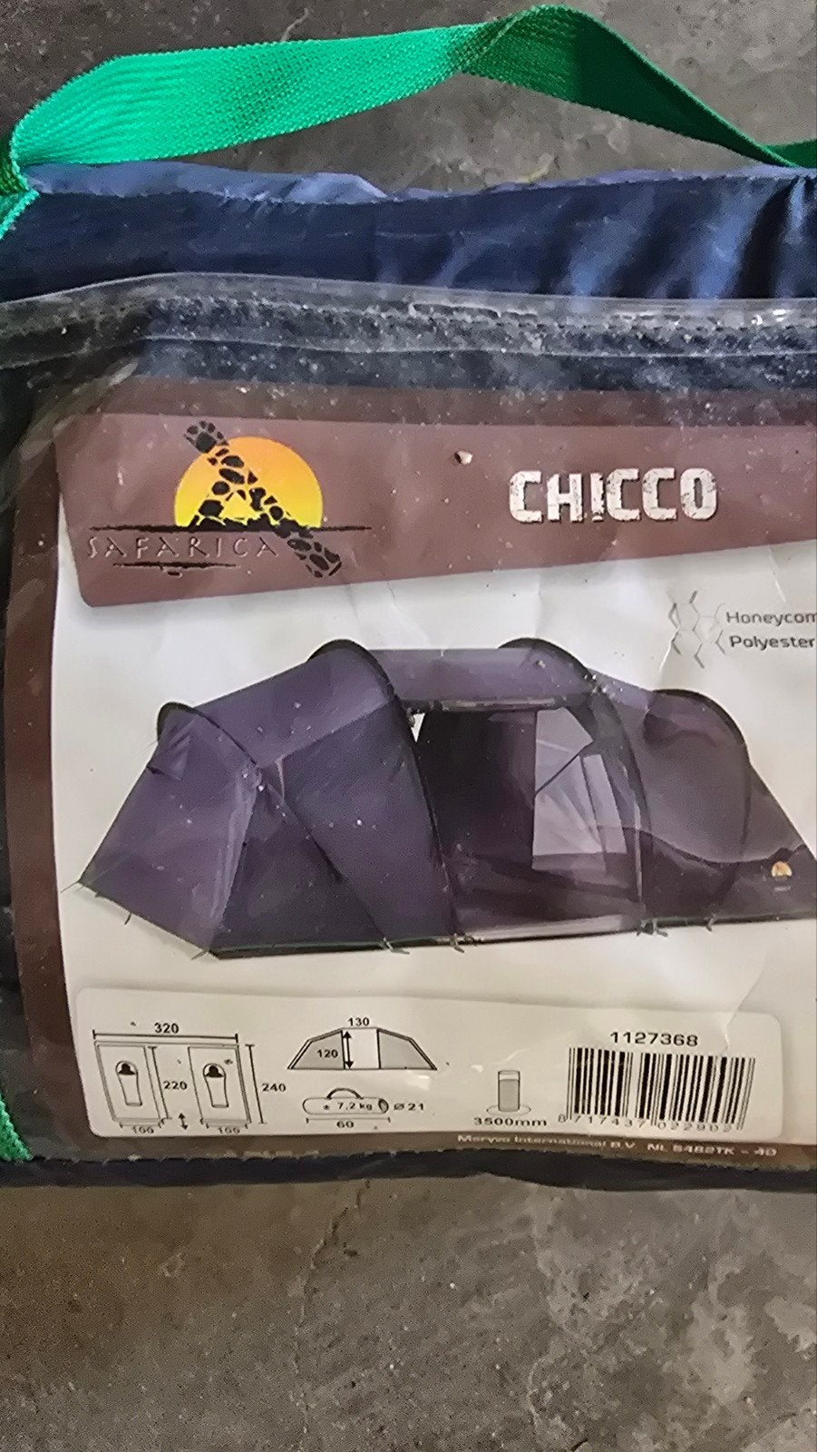 Safatica Chicco 2-persoons tunneltent, Ophalen of Verzenden