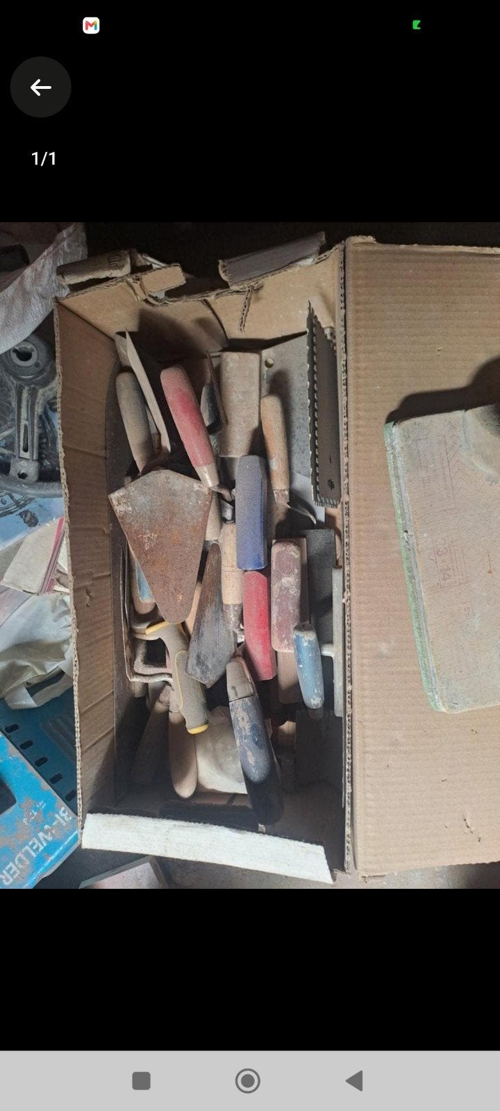 metsel en tegel gereedschap., Ophalen of Verzenden, Gebruikt, Gereedschapsset
