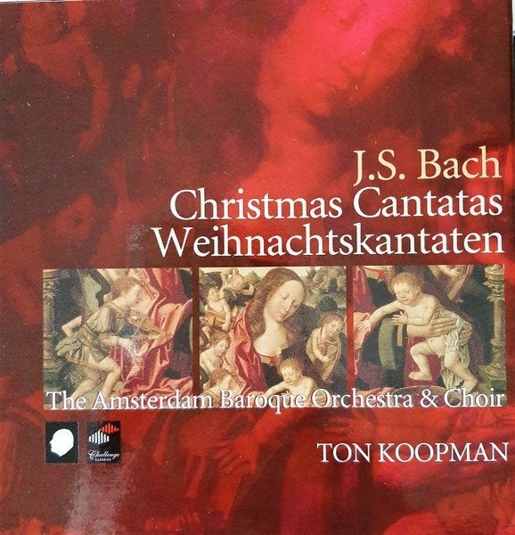 Bach: Christmas Cantatas Koopman 3 CD's, Cd's en Dvd's, Cd's | Klassiek, Gebruikt, Boxset, Overige typen, Ophalen of Verzenden