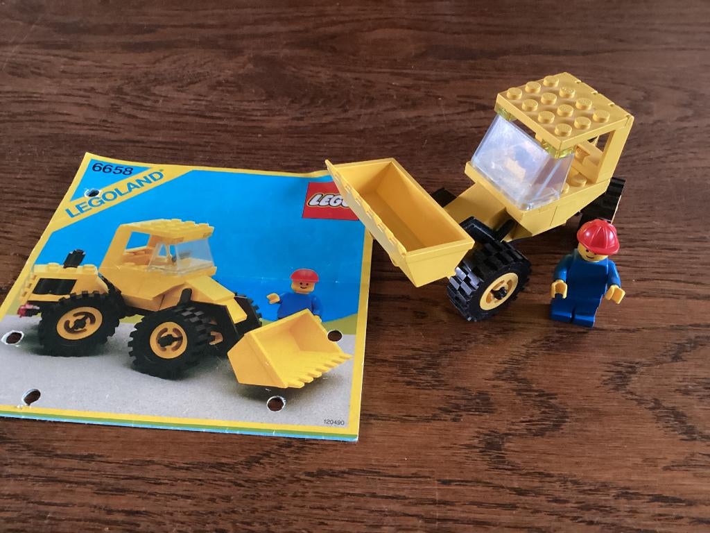 Lego 6658 buldozer, Ophalen of Verzenden, Gebruikt, Lego
