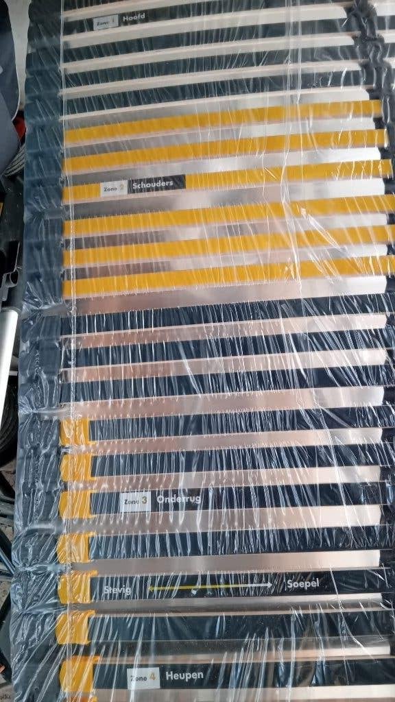 Lattenbodem 90x200 (nieuw), Ophalen, 90 cm, Eenpersoons, Nieuw