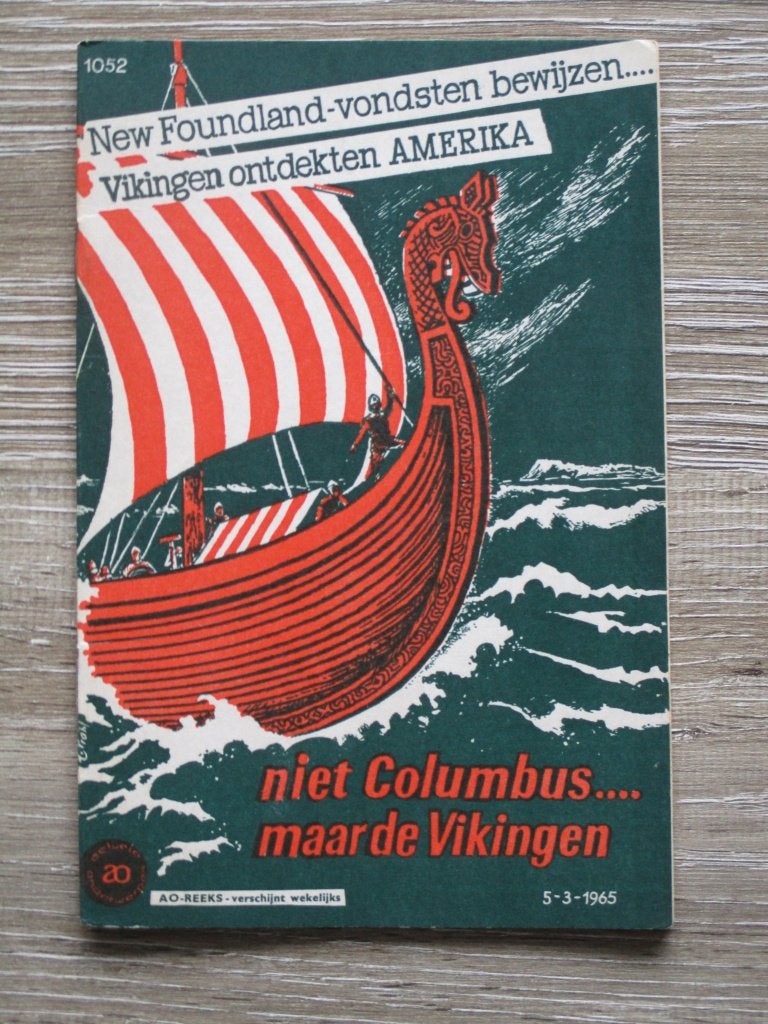 AO 1052 Niet Columbus maar de Vikingen, Ophalen of Verzenden, Gelezen, Europa