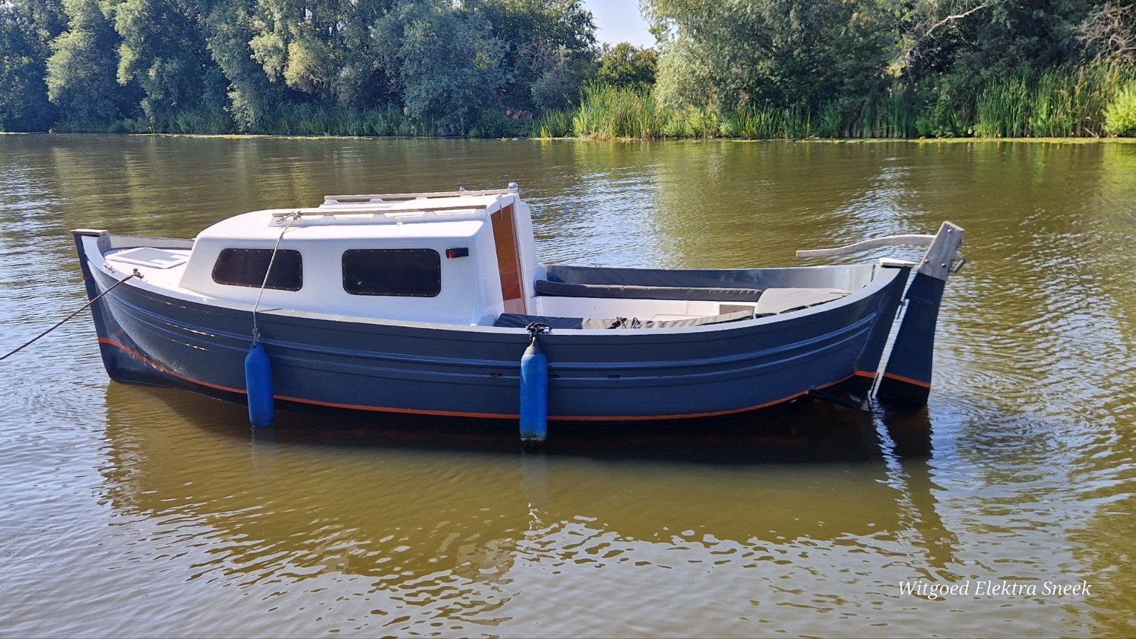unieke werfgebouwde polyester Spaanse sloep, Ophalen, Gebruikt, Binnenboordmotor, Diesel