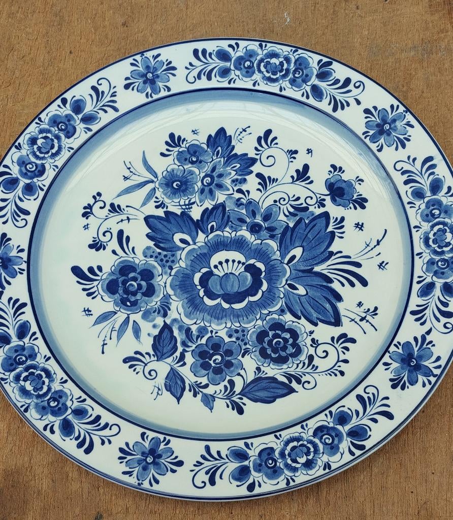 104108 Delftsblauw bord WD 008, Antiek en Kunst, Antiek | Wandborden en Tegels, Ophalen of Verzenden