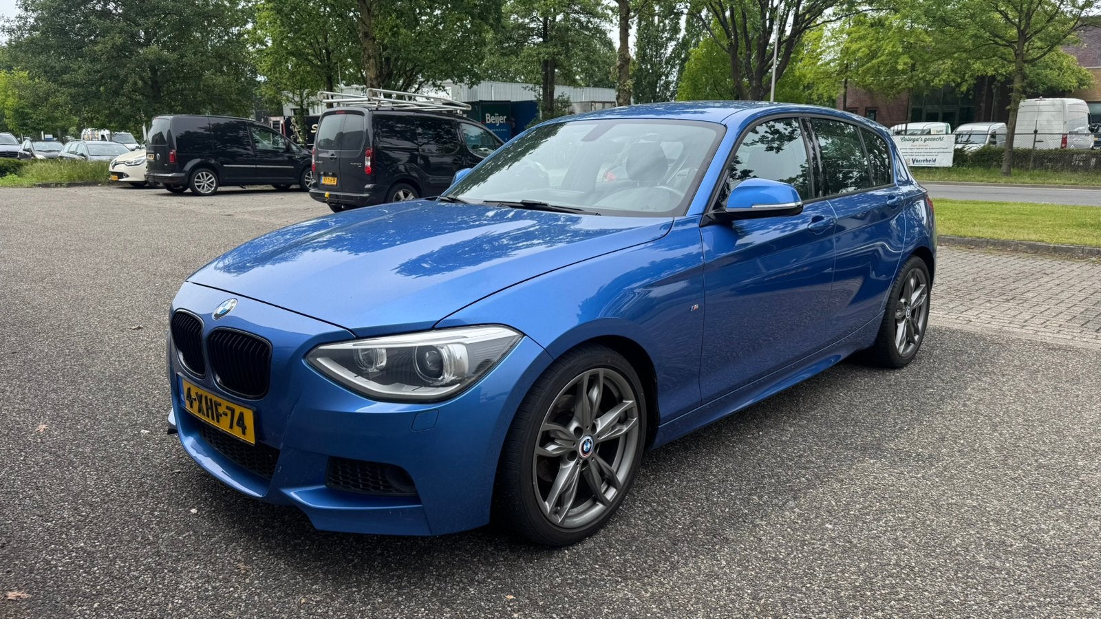 BMW 1-Serie 116i M-Sport | Keyless | Groot navi | NAP | 18 “, 1-Serie, 4 cilinders, Blauw, Alcantara