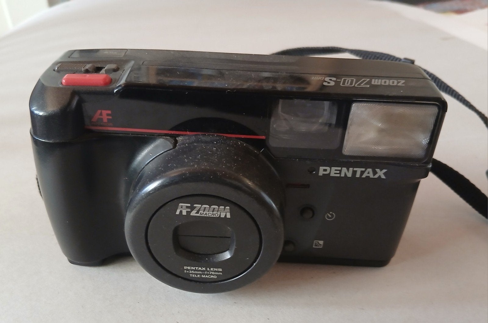 asahi pentax zoom kleinbeeld camera, Ophalen of Verzenden, Compact, Pentax